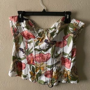 NWT Pretty little thing floral corset (12)